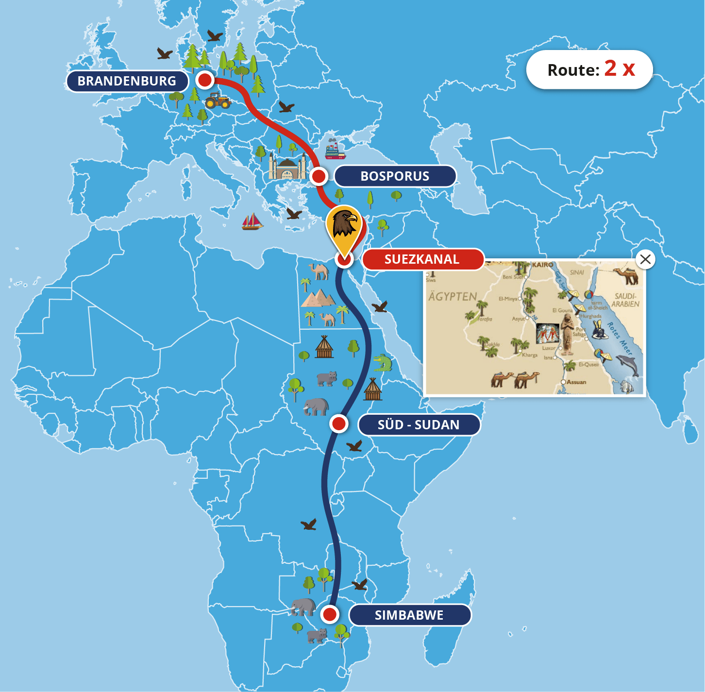 "Be an eagle" - Schritte Challenge