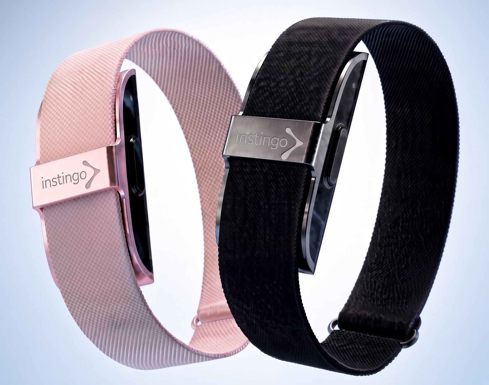 Fitness-Tracker mit Firmenlogo